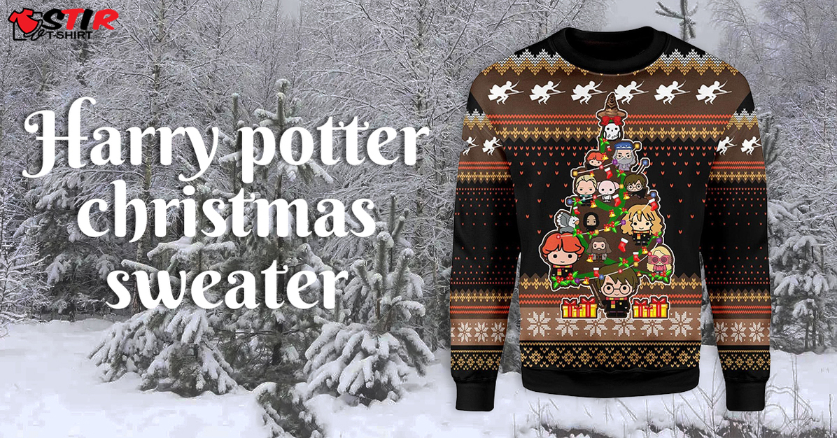 Harry Potter Christmas Sweater Pawoo