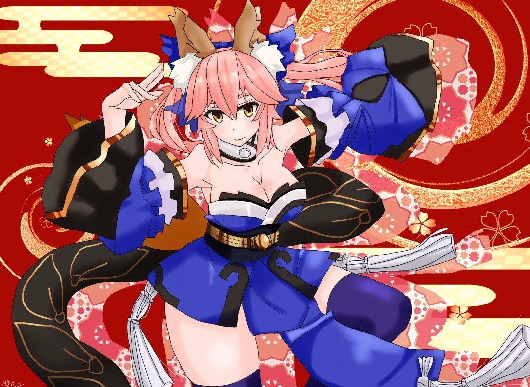 Hiro T Fgo 玉藻の前 キャス狐 イラスト ふう Pawoo Net Pawoo