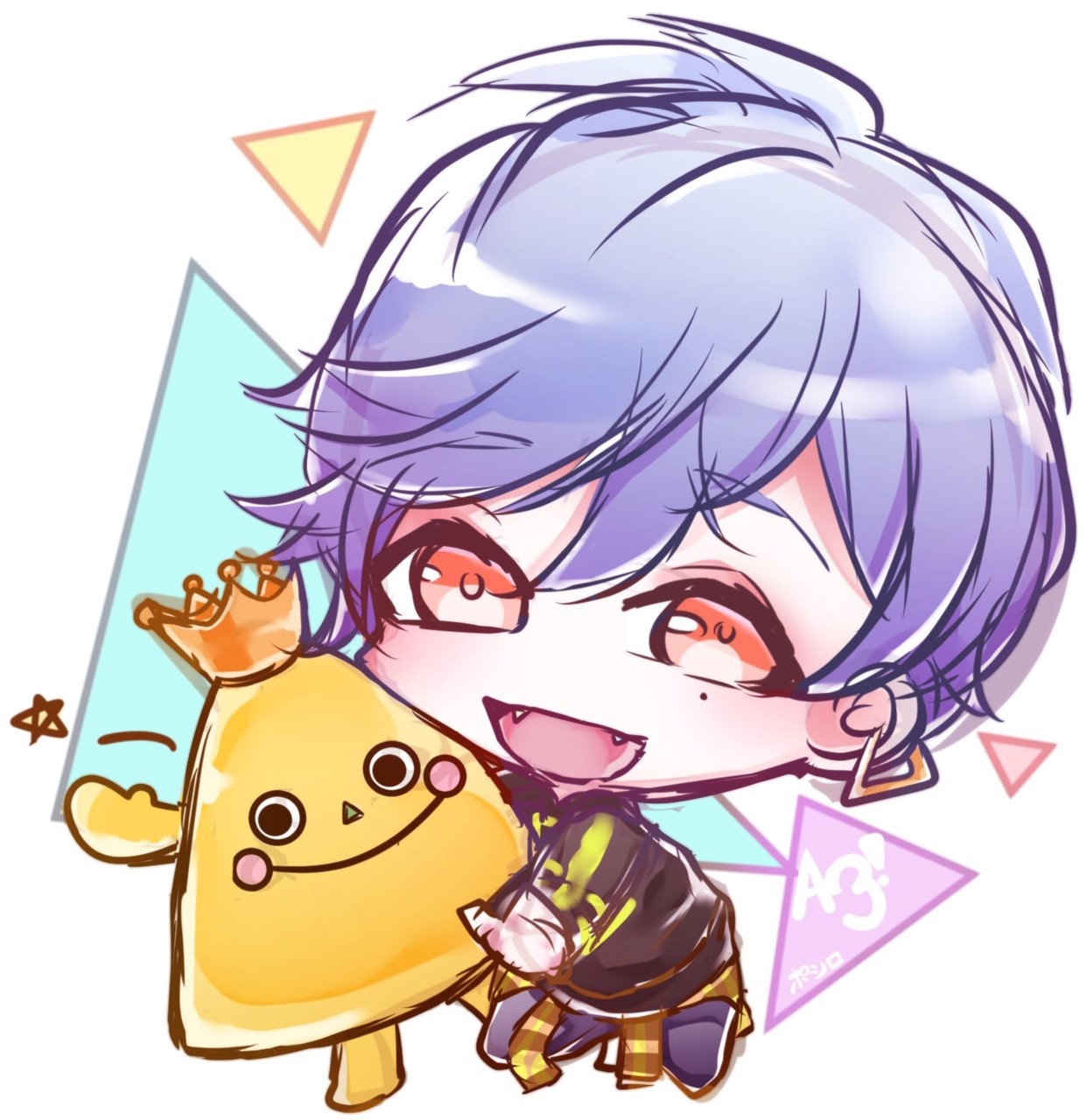 ポシロ おっきいスーパー三角くん抱えて欲しい A3 斑鳩三角 Pawoo Net M Pawoo