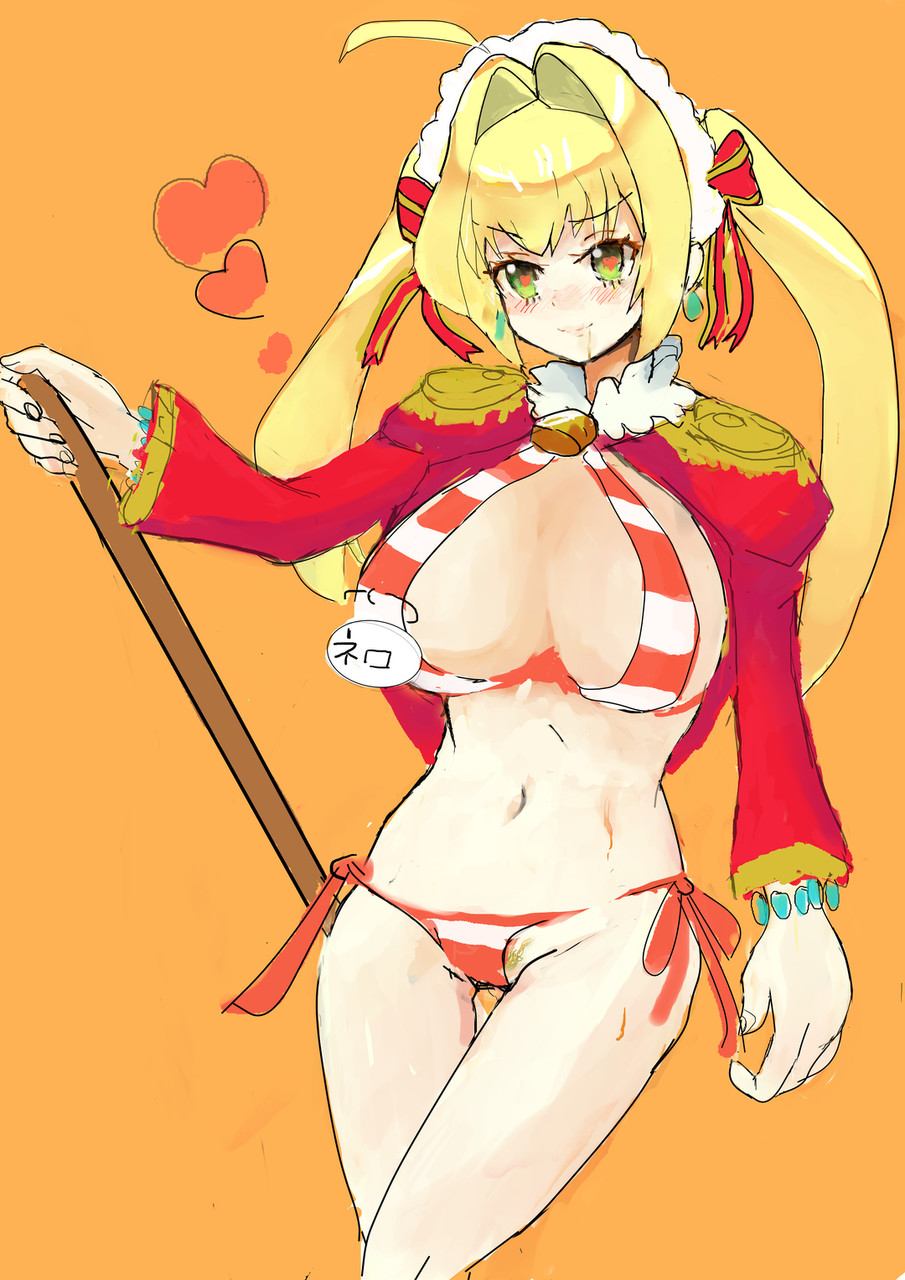 Puff06xp 水着ネロメイド Fgo ネロ クラウディウス 術ネロ 水着ネロ メイド Fate Pawoo