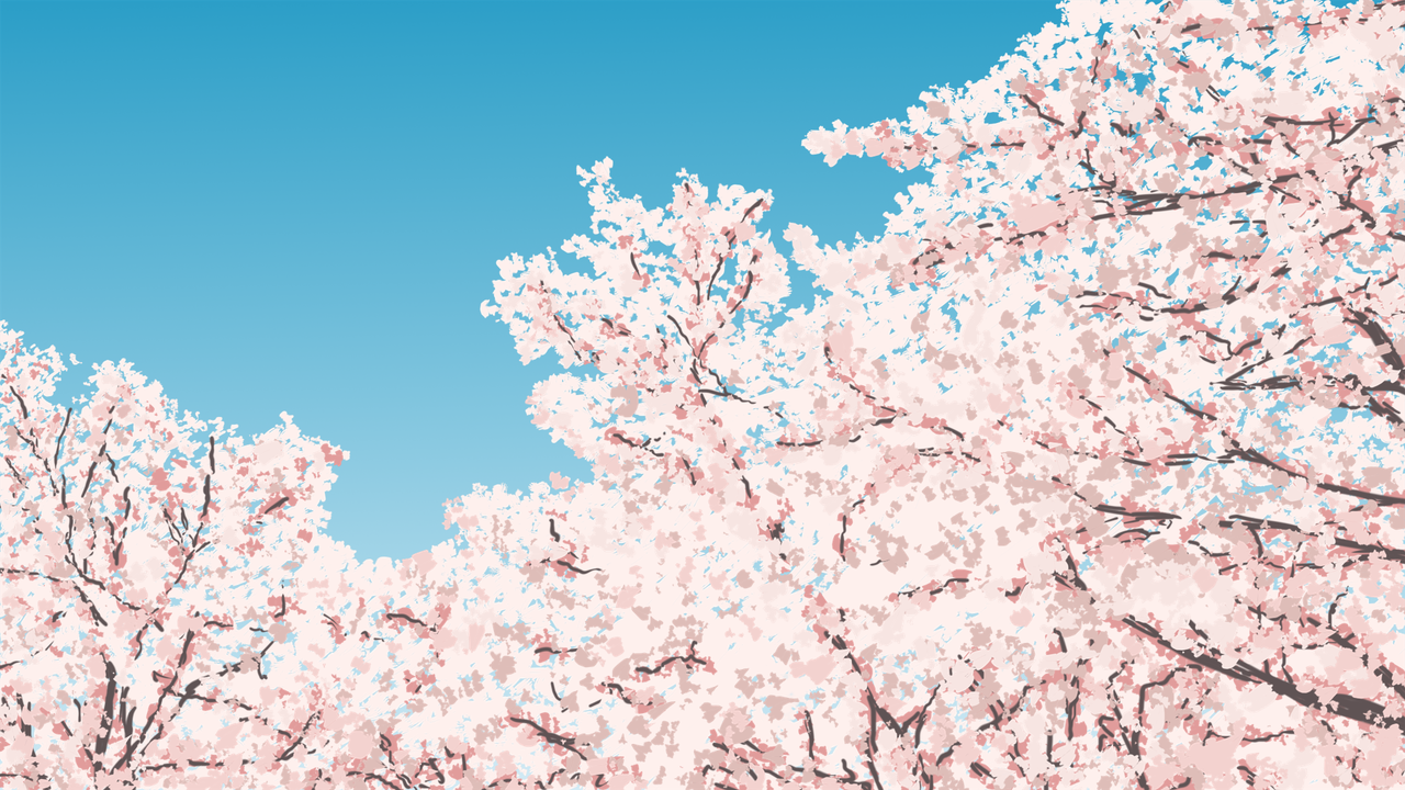 清野つばき 4月に描いた風景イラストです 風景 背景 オリジナルイラスト オリジナル 桜 夜 Pawoo