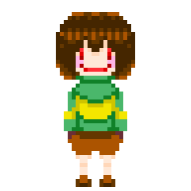 紅月ﾁｬﾝ たまにはドット絵も Charaちゃんかわいいよcharaちゃん Undertale Ch Pawoo