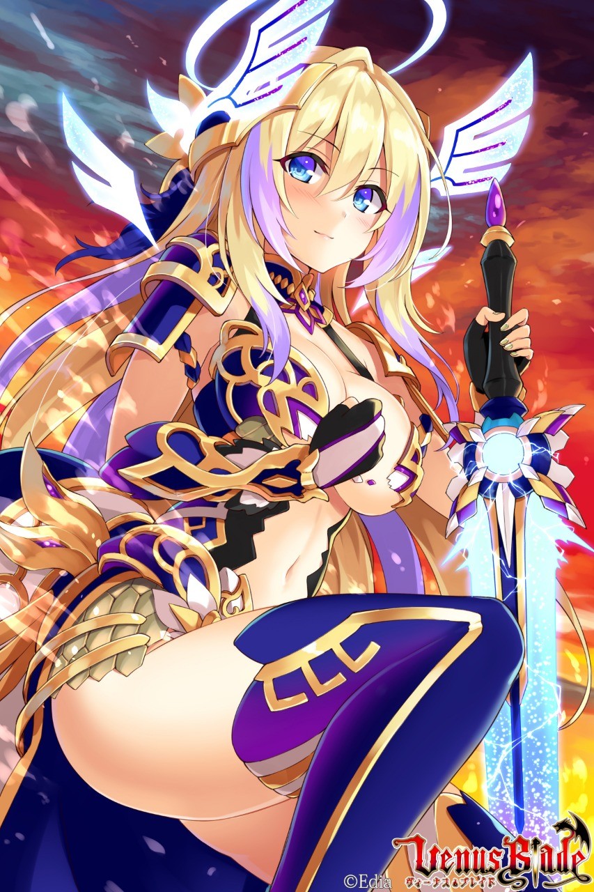 緋仙カエデ 仕事絵 女神聖剣アストライア React ヴィーナス ブレイド 株式会社エディア様 で描かせてい Pawoo