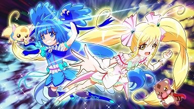 U Z プリキュア キュアエコー オリジナル キュアエコーの二次創作 キービジュアル っぽいの Pawoo