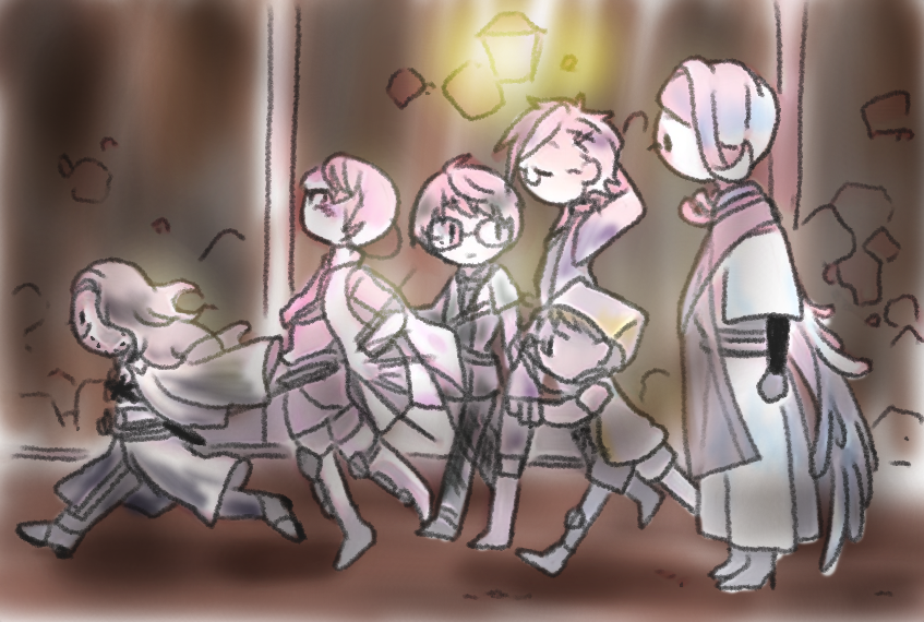 お米の子 眼鏡を愛玩 自動着色 Paintschainer 刀剣乱舞 何度目かの大阪城 南海せんせーをレベリング Pawoo