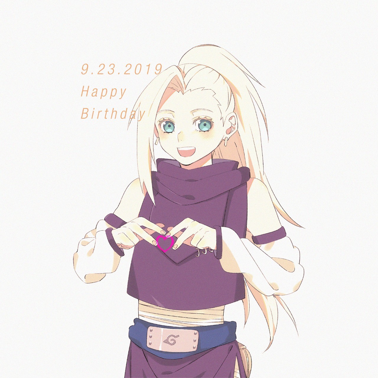 千尾 せんお いの誕生日おめでとう O Naruto ナルト 山中いの Pawoo