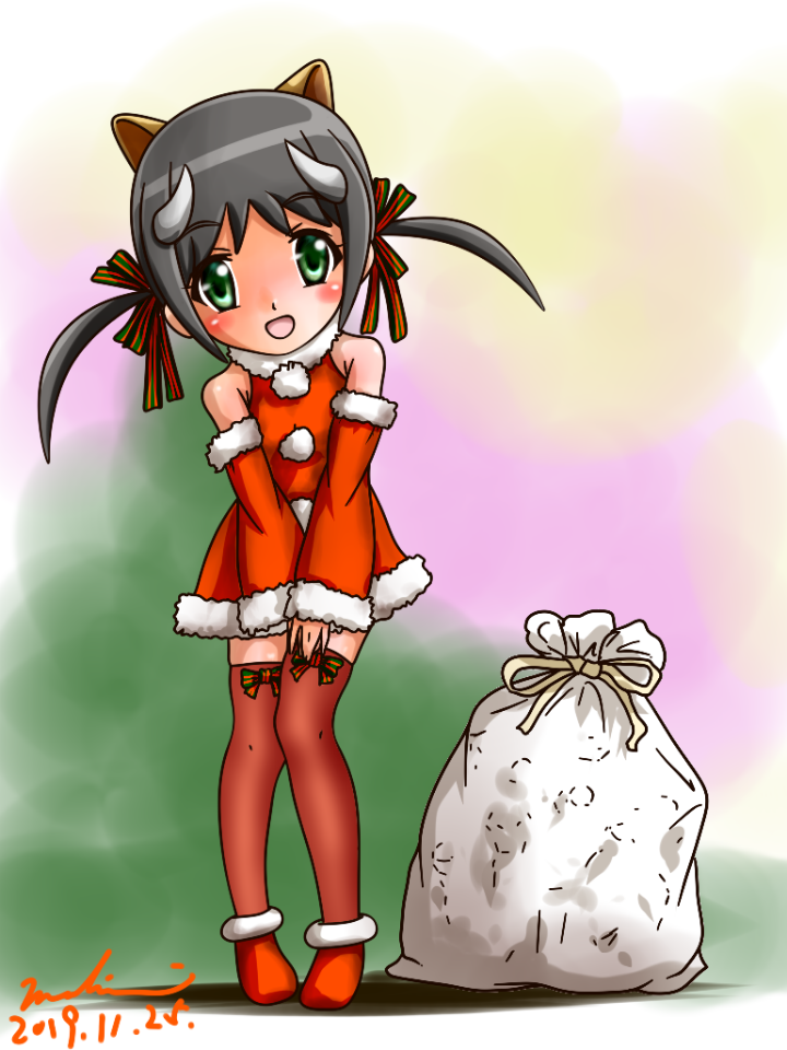 Ef マキリ ですです ウリたん えとたま サンタコス Pixivsketch Pawoo