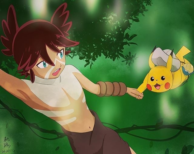 軌跡 ポケモンココイラコン ココ ポケモン 春 夏 森 男の子 絵 描いてみた 比卡 Pawoo