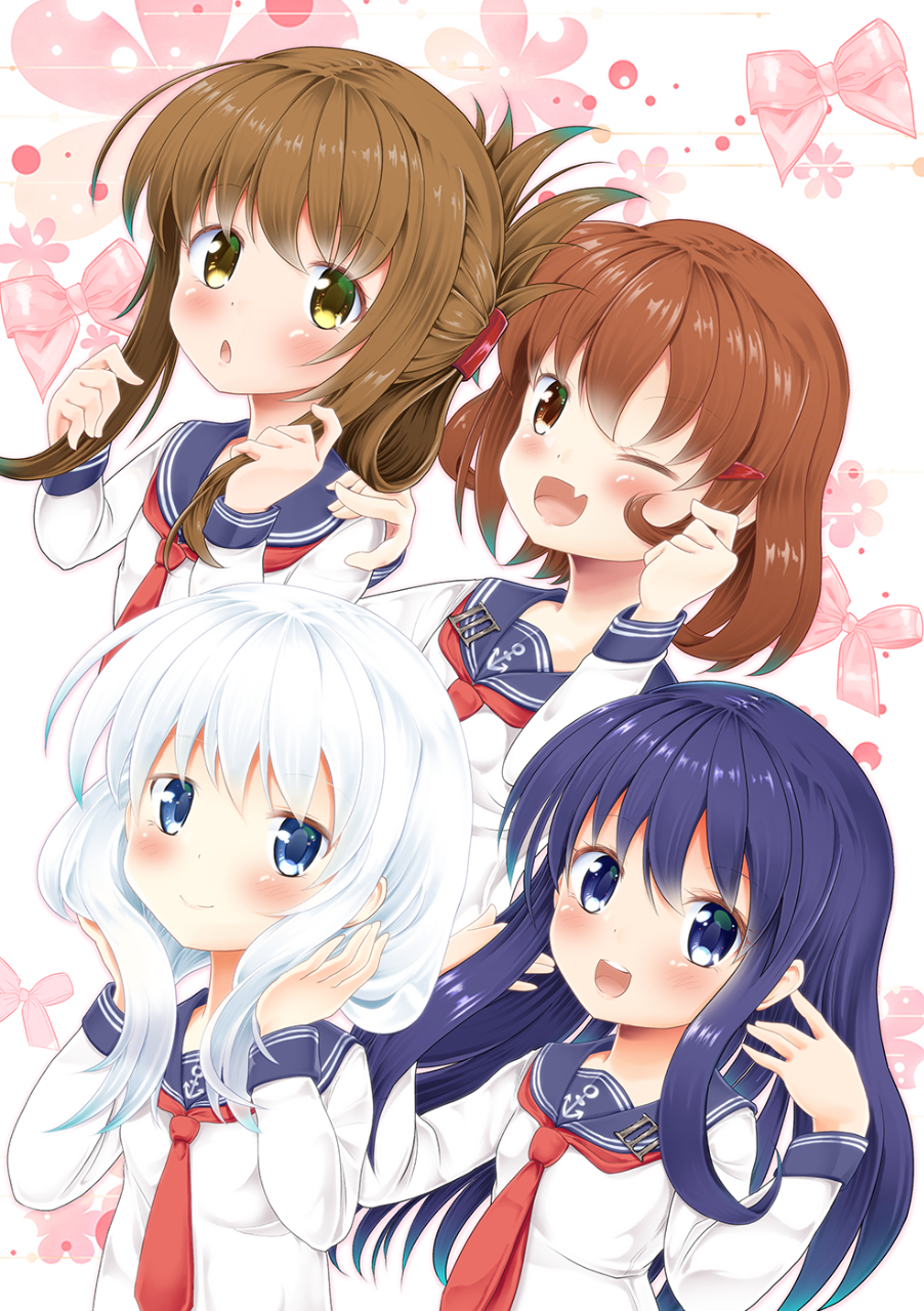 Air 今日は第六駆逐隊の六駆の日 艦これ 暁 雷 電 響 Pawoo