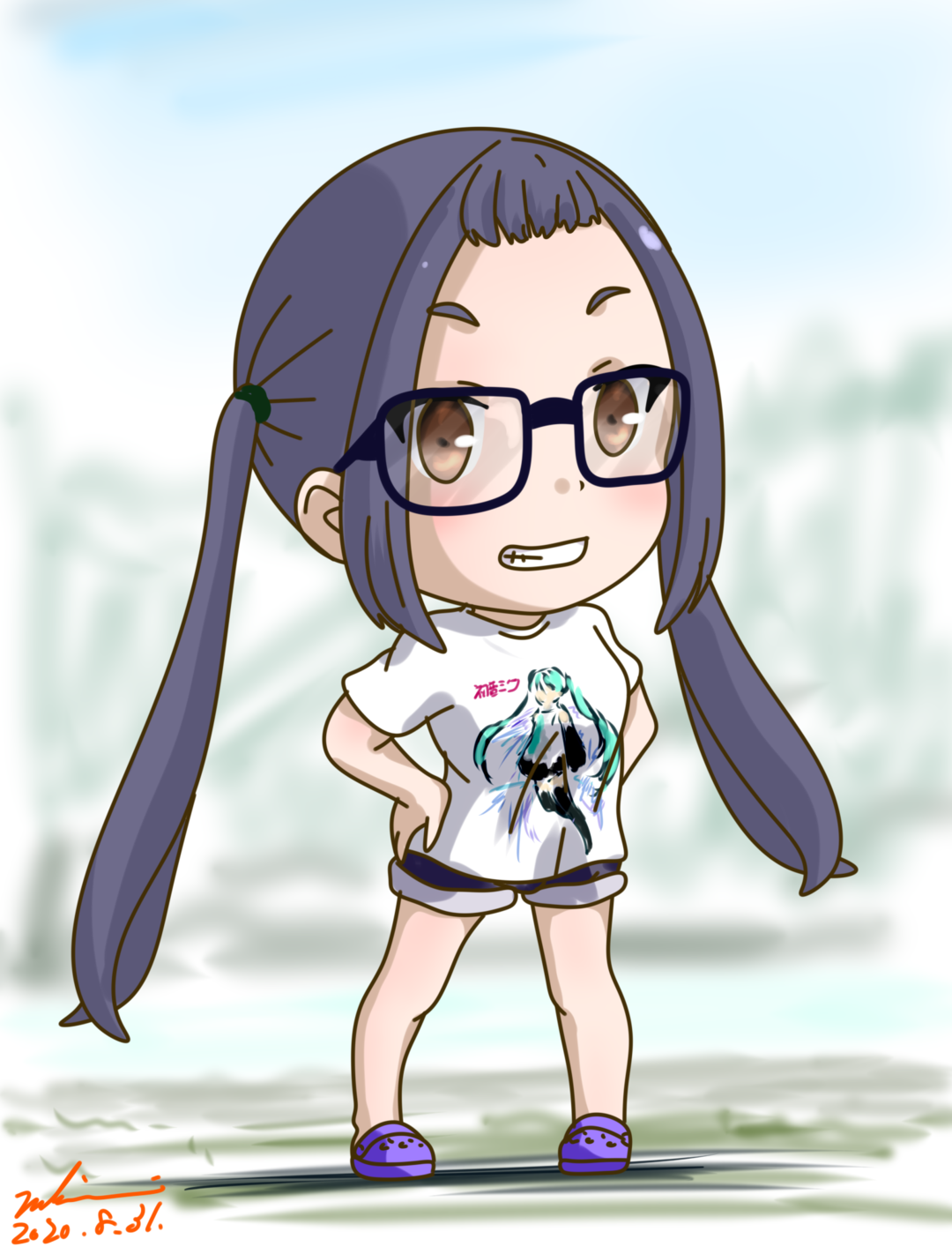 Ef マキリ 誕生日と聞いて 大垣千明 ゆるキャン 大垣千明生誕祭 Pixivsketc Pawoo