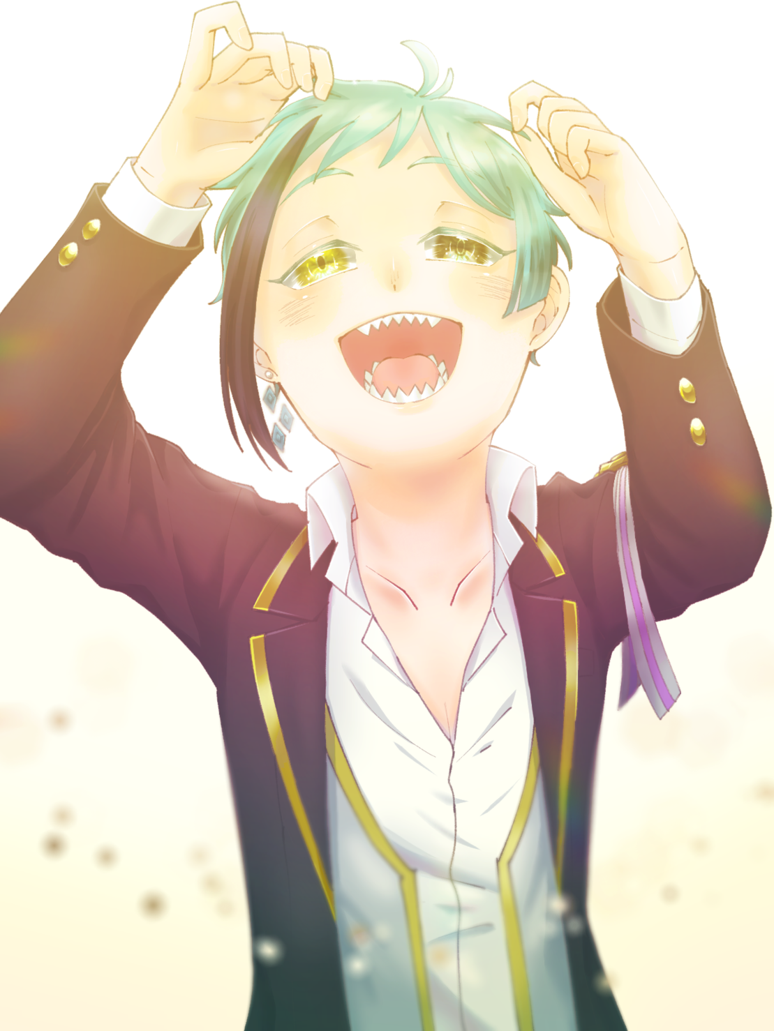 Yn わいん 久しぶりにイラスト載せる ツイステ Twst トレイ クローバー オルト シュラウド ジェ Pawoo