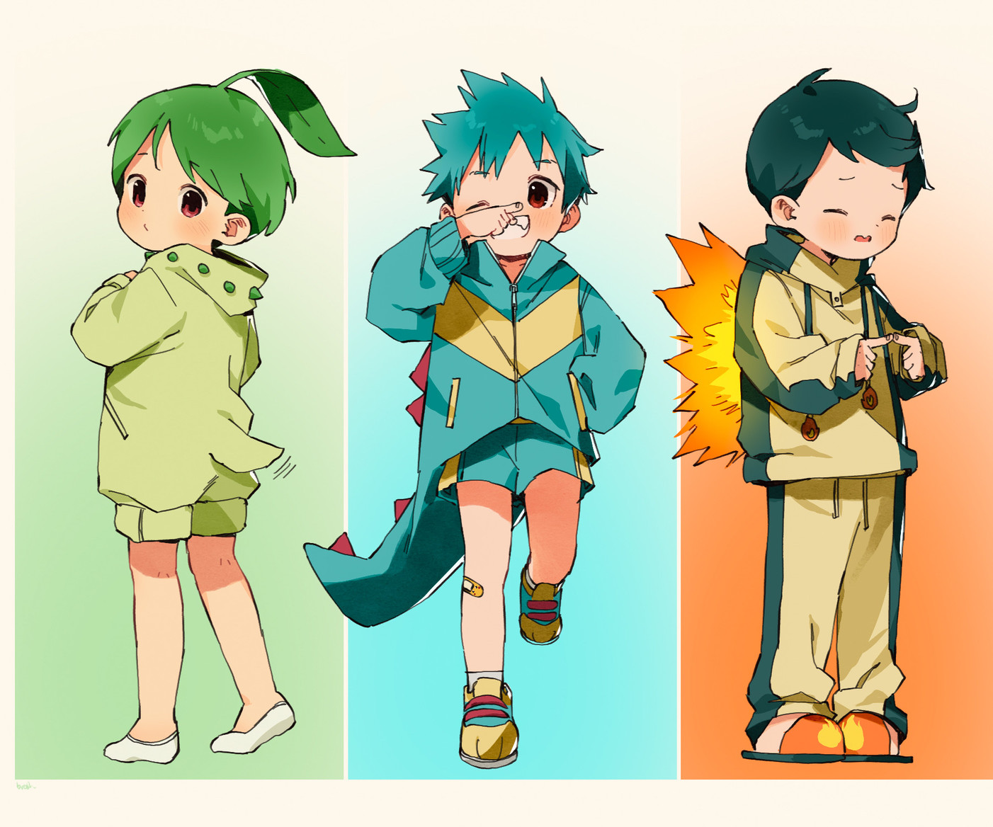 Brush Pick Your Starter ショタ 少年 男の子 かわいい Pawoo