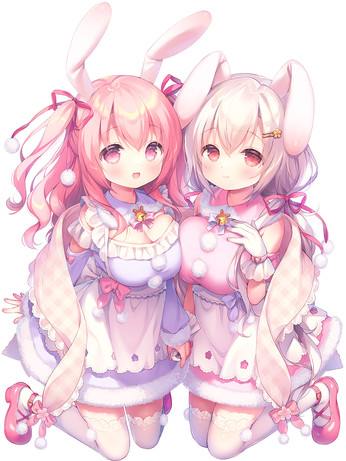 【新品】うさ城まにଘ♡ଓ* ・:* うさみみ天使アクリルフィギュア fnx192_03_720x.jpg?v=1677810105