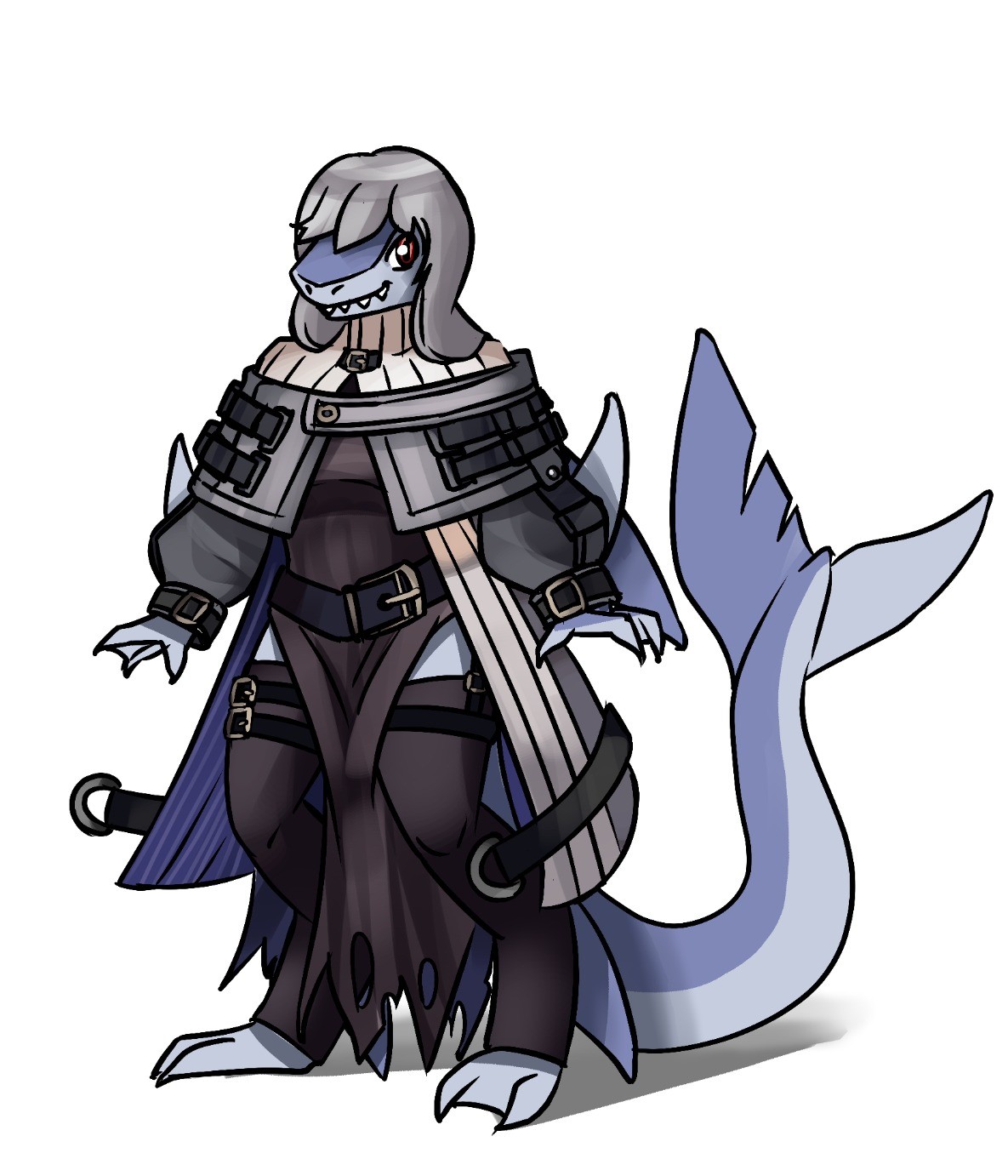 Arya Jaeger Specter Alt Shark Arknights Furry Furryart Pawoo