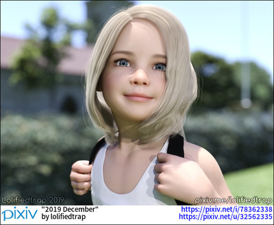 3DCG　daz 3d lolis X.com